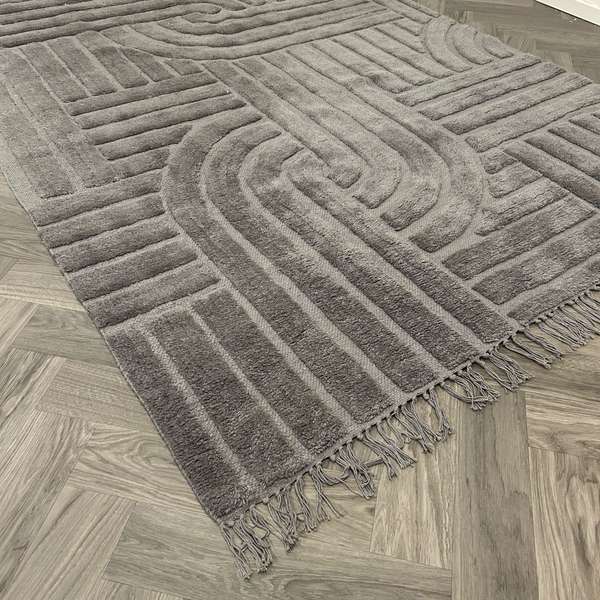 Brinker Carpets Overseas Grey vloerkleed - 170x240 - Materiaal