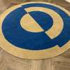 Brinker Carpets Blue Gardenia vloerkleed - Ø200 - Materiaal