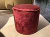 Henders & Hazel Bordeaux poef - Materiaal