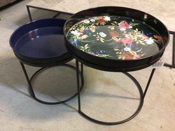 COCOmaison Baltimore bijzettafel (set van 2) - Materiaal