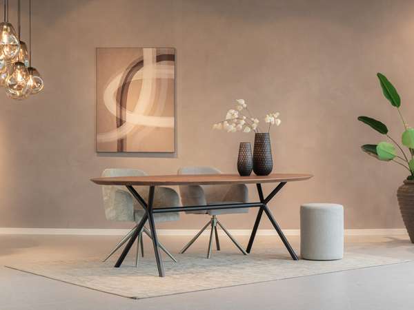 RT Design Noyer eettafel - 240x100 - Materiaal