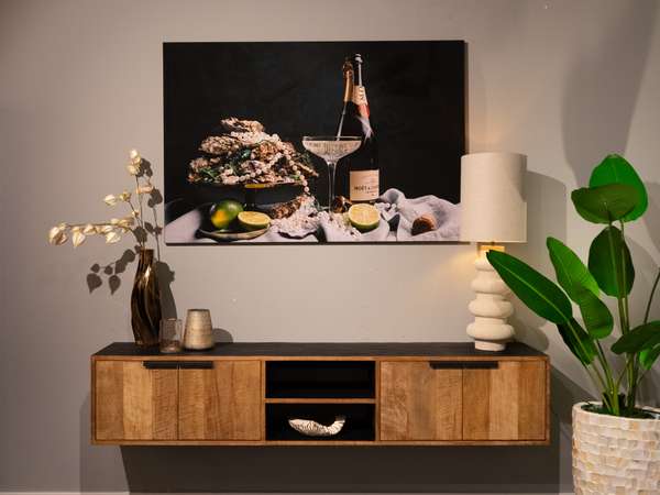 RT Design Champagne wanddecoratie - Materiaal