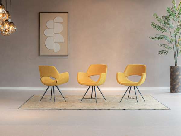 RT Design Carona eetkamerstoel (set van 3) - Materiaal