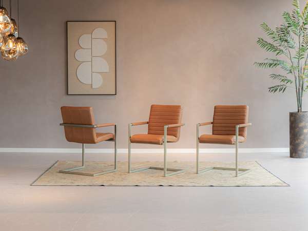RT Design Borja eetkamerstoel (set van 3) - Materiaal