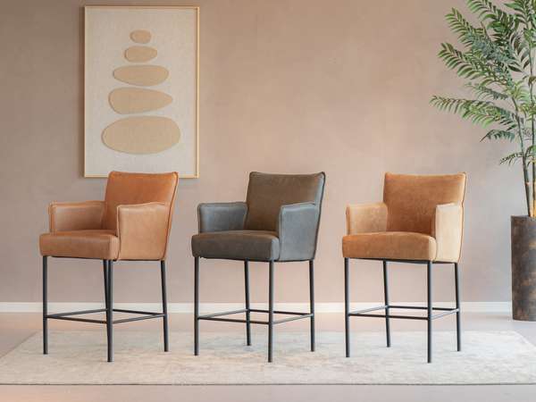RT Design krukken Nardo eetkamerstoel (set van 3) - Materiaal