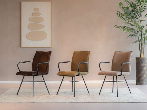 RT Design Paluzzo eetkamerstoel (set van 3) - Materiaal