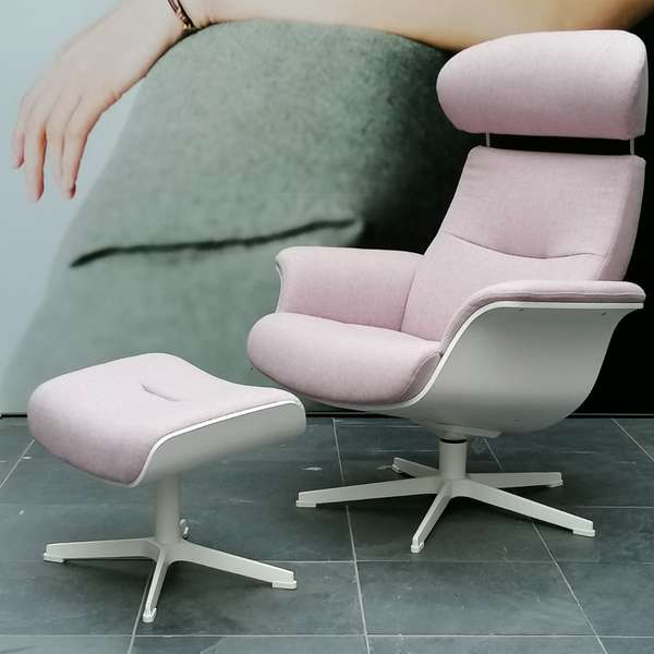 Conform Time-Out fauteuil met poef - Materiaal