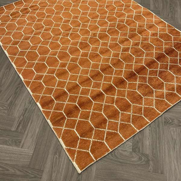 Brinker Carpets Laatz vloerkleed - 240x340 - Materiaal