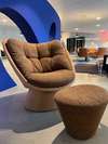 Montis Fabian draaifauteuil met poef - Materiaal