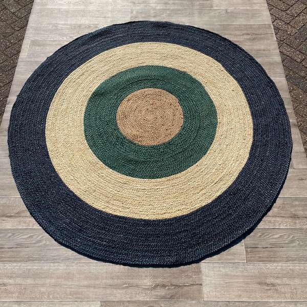 Brinker Carpets Jute Dart vloerkleed - Ø200 - Materiaal
