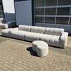 4x6sofa X4 modulaire 5-zitsbank met poef - Zijaanzicht rechts