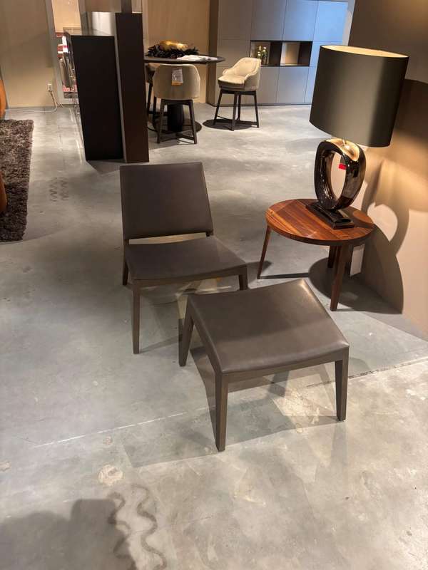 de Vorm Wood Me fauteuil met poef - Materiaal
