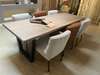 Dyyk Cartel Living eettafel - 230x90 met Blake eetkamerstoel (set van 6) - Materiaal