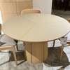 Skovby Eiken eettafel - Ø123 uitschuifbaar met eetkamerstoel (set van 4) - Materiaal