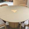 Skovby Eiken eettafel - Ø123 uitschuifbaar met eetkamerstoel (set van 4) - Materiaal