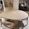 Skovby Eiken eettafel - Ø123 uitschuifbaar met eetkamerstoel (set van 4) - Materiaal