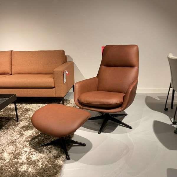 Flexlux Marinella fauteuil met poef - Showroom