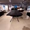 Riva Iron light Squared eettafel - 240x100 - Zijaanzicht rechts