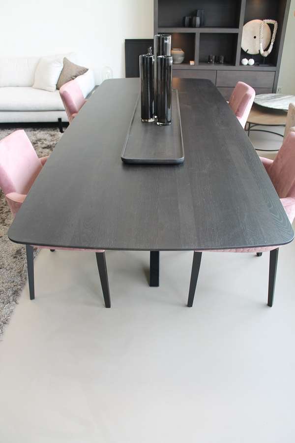 RB Collection Mascha eettafel 280x110 met  Middelbug eetkamerstoel (set van 4)