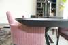 RB Collection Mascha eettafel 280x110 met  Middelbug eetkamerstoel (set van 4) - Achter aanzicht