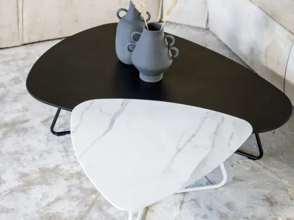 RT Design Canberra salontafel - 75x85 - Zijaanzicht links