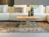 RT Design Tressot salontafel - 100x100 - Vooraanzicht