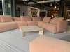 Leolux Naila hoekbank inclusief poef - Showroom