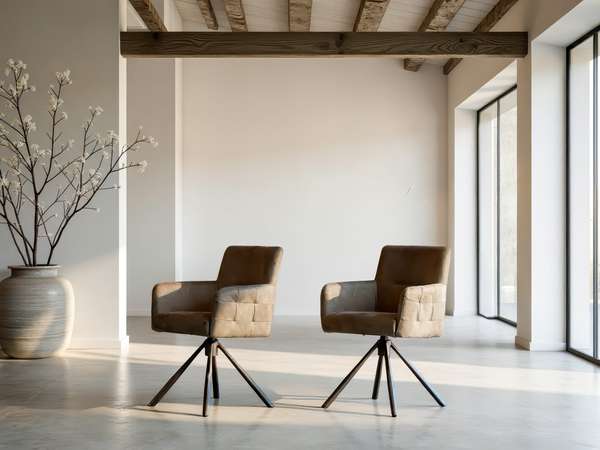 RT Design Lamezi eetkamerstoel (set van 2) - Materiaal
