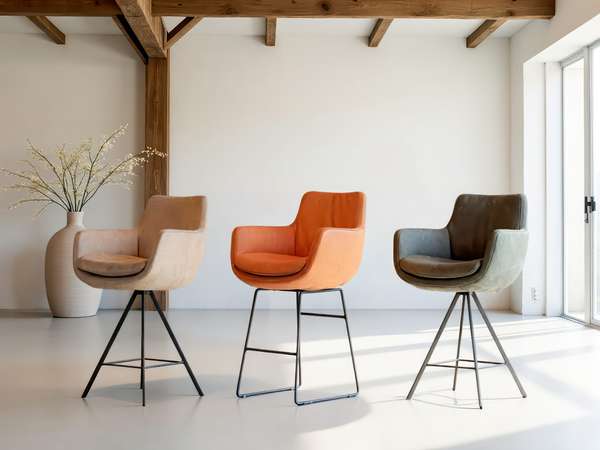 Afbeeldingen van RT Design Valetta & Gianna barkruk (set van 3)