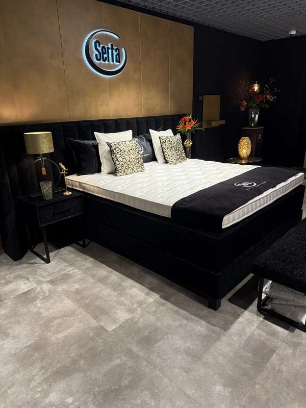 Serta Luxury Tube Ear boxspring - 180x210 - Materiaal