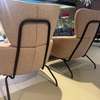 Harvink Clip fauteuil (set van 2) met hocker - Zijaanzicht links