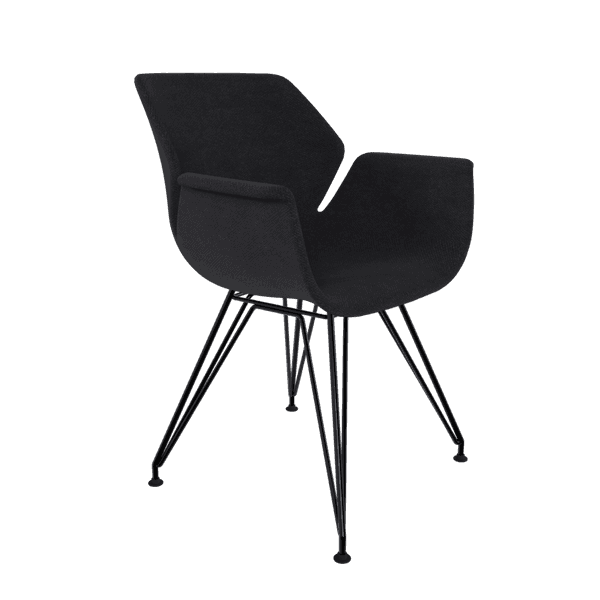 TOOON. Lux Beluga Iron eetkamerstoel - Showroom
