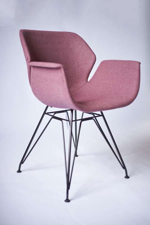TOOON. Lux Damson Iron eetkamerstoel