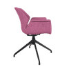 TOOON. Lux Damson Swivel eetkamerstoel - Vooraanzicht