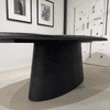 Unit 14 Ovale eettafel - 245x125 - Vooraanzicht