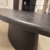 Unit 14 Ovale eettafel - 245x125 - Zijaanzicht rechts