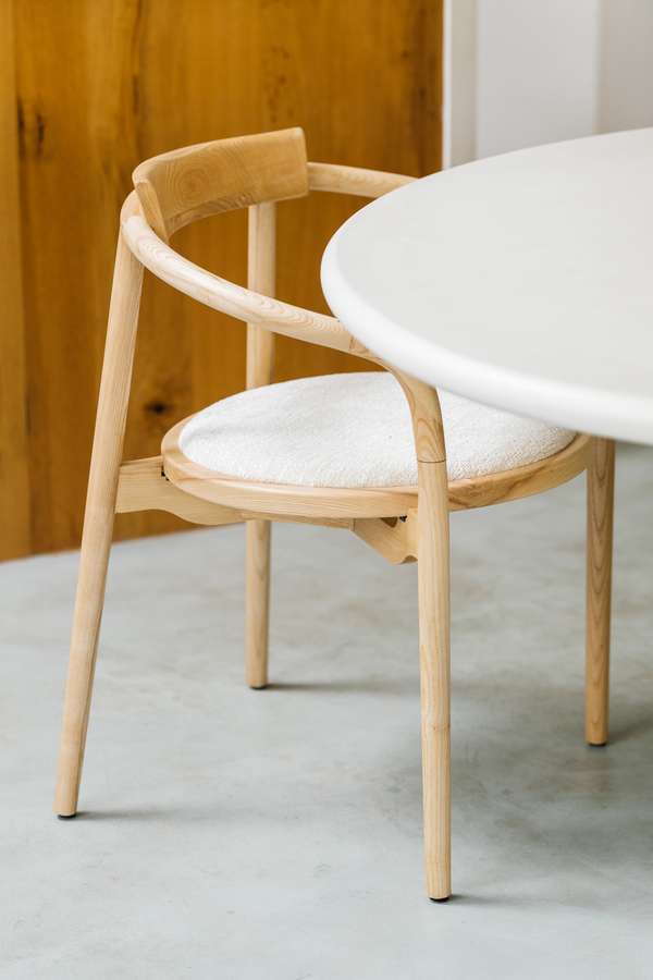 TOOON. EDO Naturel Ash eetkamerstoel