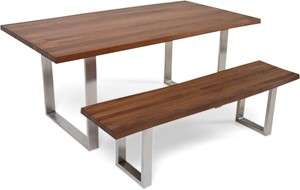 Seuren Treble 2.0 eettafel - 180x90 met eetbank - Materiaal