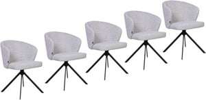 DMO Collection Twist eetkamerstoel (set van 5) - Materiaal