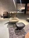 Leolux Caruzzo relaxfauteuil met poef - Materiaal