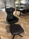 Leolux Caruzzo Plus fauteuil met poef - Materiaal