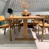 Hay Passerelle eettafel -  260x95 met Pastis eetkamerstoel (set van 6) - Vooraanzicht
