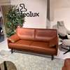 Leolux Bora Balanza 2.5-zitbank in leder