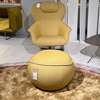 Pode Flare fauteuil + poef - Achter aanzicht