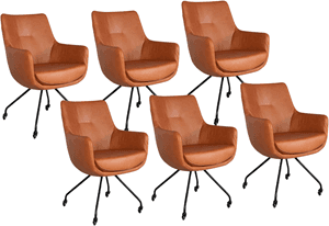 Gealux Miami eetkamerstoel (set van 6) - Materiaal
