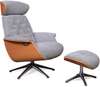 Flexlux Volden fauteuil met poef - Materiaal