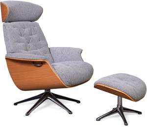 Flexlux Volden fauteuil met poef - Materiaal