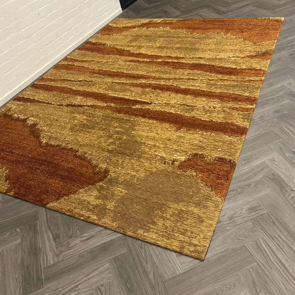 Montel Bonnier Cognac vloerkleed - 240x340 - Materiaal