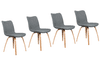 Dan Form Glee eetkamerstoel (set van 4) - Materiaal