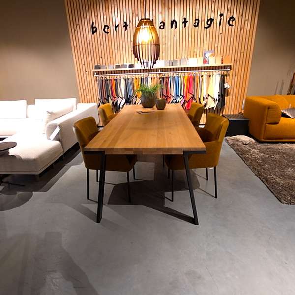 bert Plantagie Seven eettafel - 220x100 - Showroom